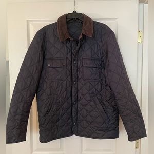 Men’s navy quilted Barbour jacket - great condition!